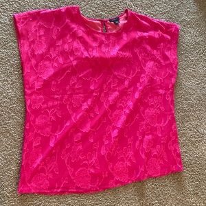 Pink work blouse